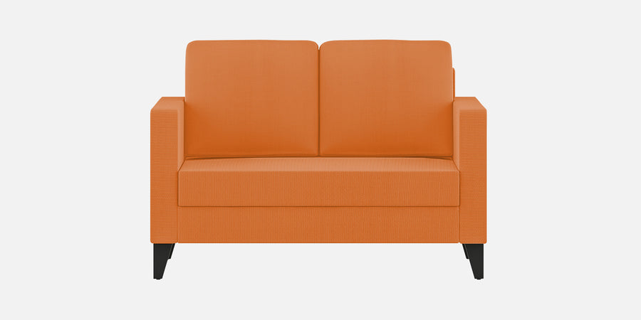 Nori Fabric 2 Seater Sofa In Dark Orange Colour - Febonic Living