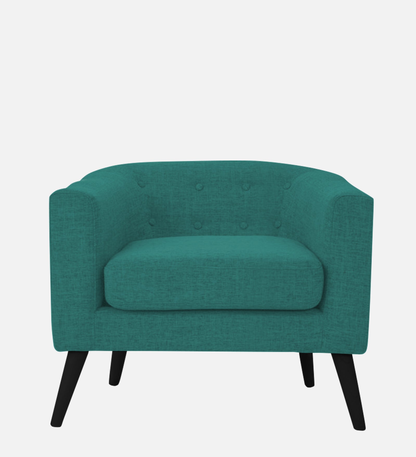 Casper Fabric 1 Seater Sofa in Sea Green Colour