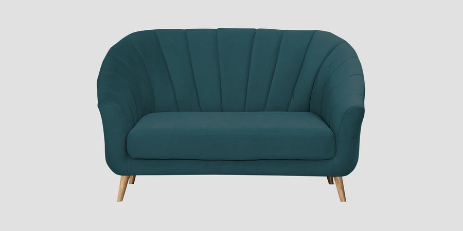 Kaylee Velvet 2 Seater Sofa In Arabian Green Colour - Febonic Living