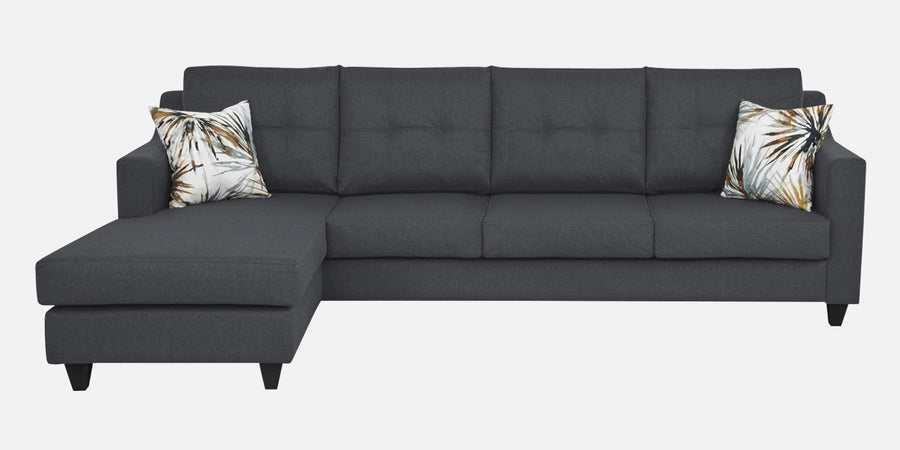 Welly Fabric Rhs Sectional Sofa 3 Lounger In Maba Grey Colour - Febonic Living