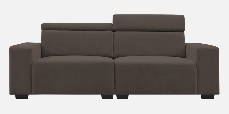 Hiro Fabric 2 Seater Sofa In Lito Brown Colour - Febonic Living