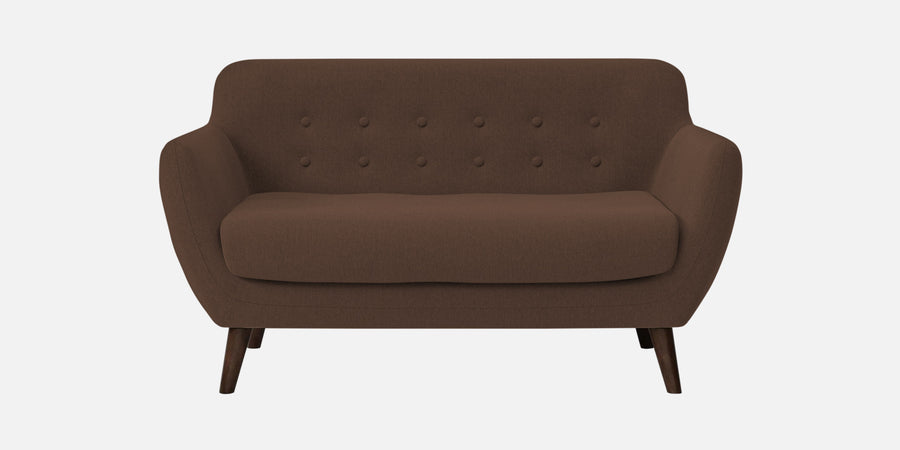 Goofy Fabric 2 Seater Sofa In Ash Brown Colour - Febonic Living
