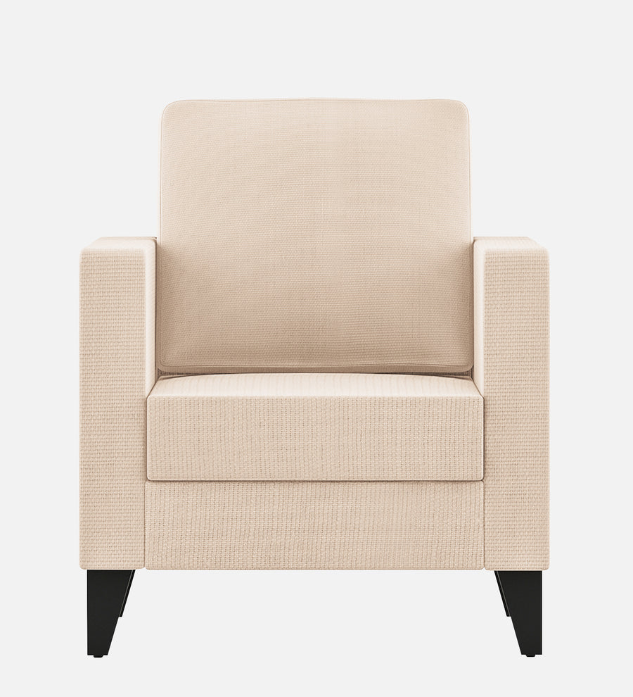 Nori Fabric 1 Seater Sofa In Woom Beige Colour - Febonic Living
