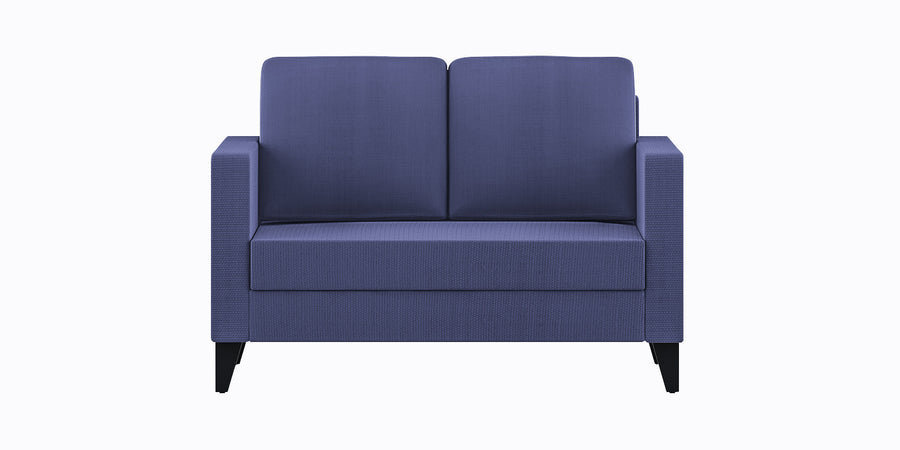 Nori Fabric 2 Seater Sofa In Slate Blue Colour - Febonic Living
