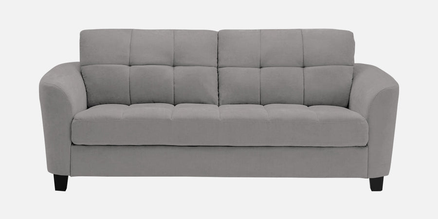 Mulan Fabric 2 Seater Sofa In Silver Grey Colour - Febonic Living
