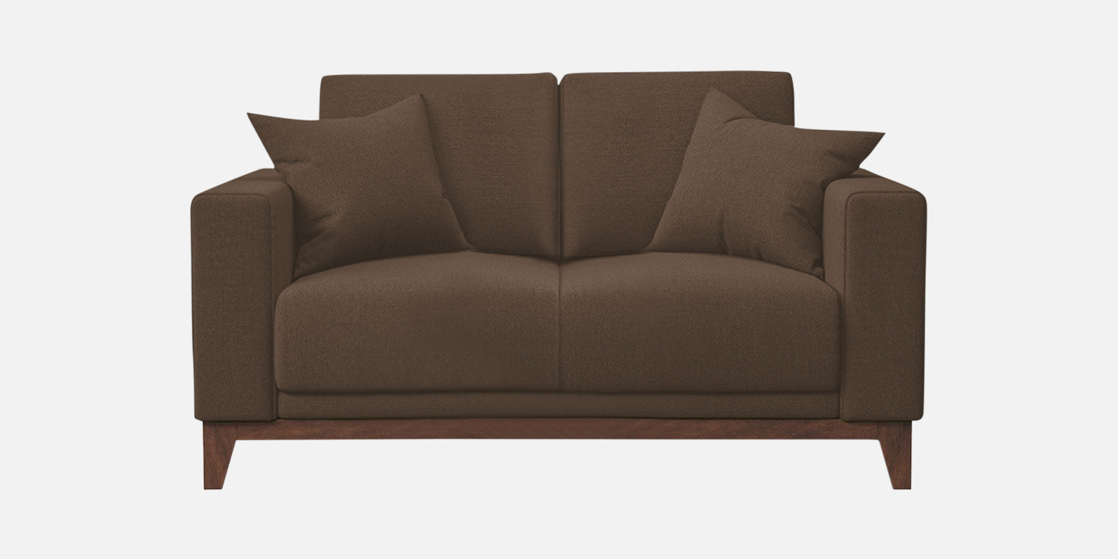 Luca Fabric 2 Seater Sofa in Rosy Brown Colour