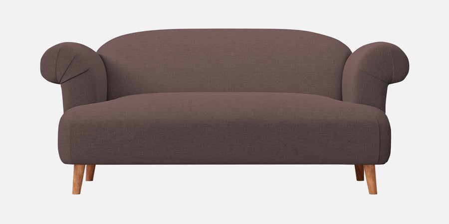 Barber Fabric 2 Seater Sofa In Night Brown Colour - Febonic Living