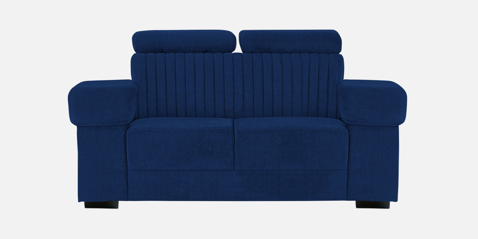 Draco Fabric 2 Seater Sofa In Royal Blue Colour