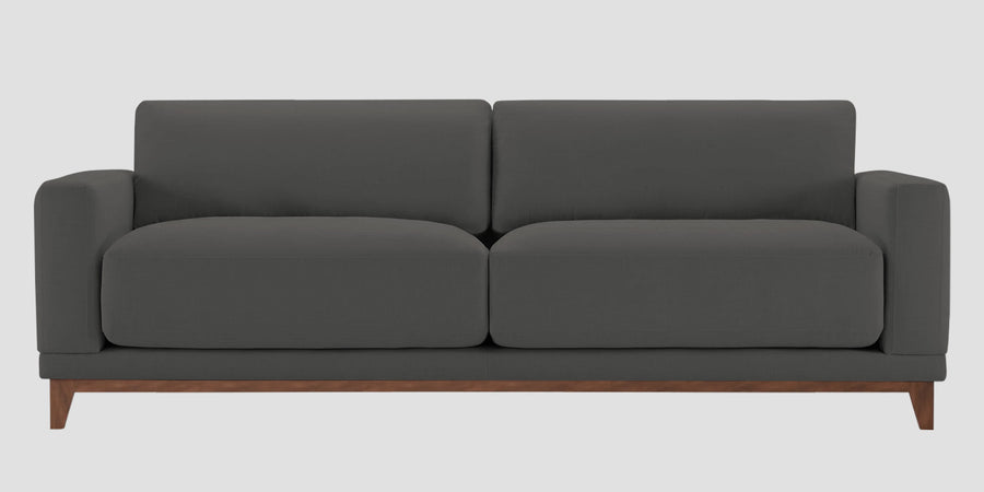 Esha Fabric 3 Seater Sofa In Stone Grey Colour - Febonic Living
