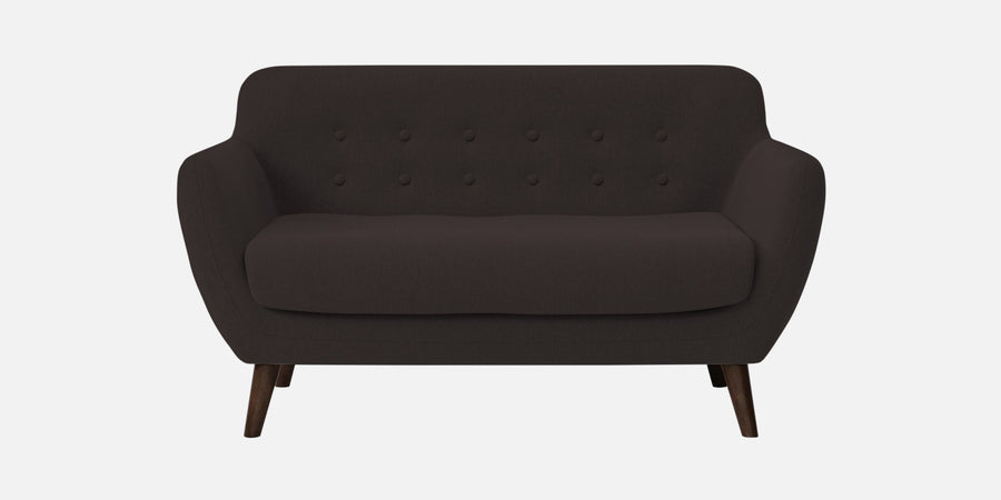 Goofy Fabric 2 Seater Sofa In Pebble Brown Colour - Febonic Living
