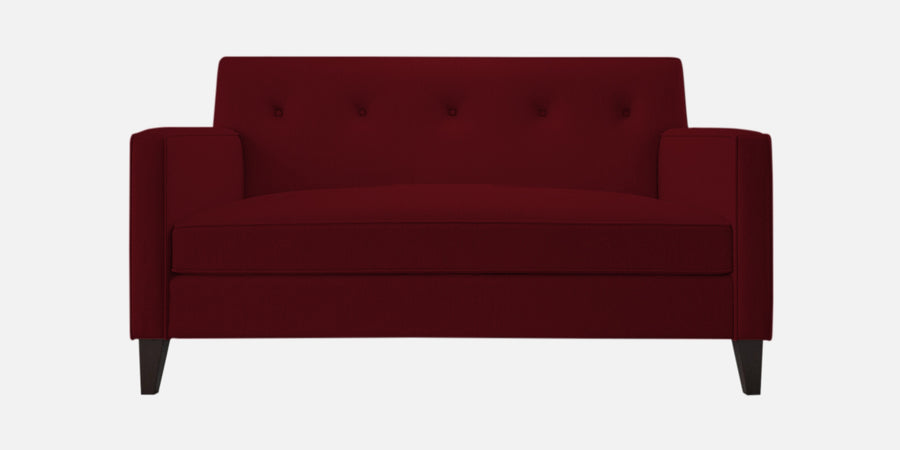 Miller Fabric 2 Seater Sofa In Ruby Red Colour - Febonic Living