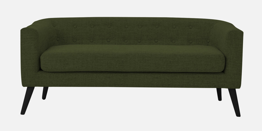 Casper Fabric 3 Seater Sofa In Olive Green Colour - Febonic Living