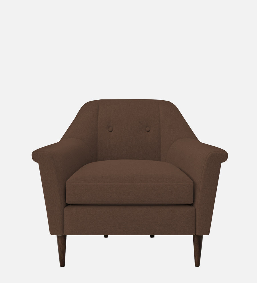 Homer Fabric 1 Seater Sofa In Ash Brown Colour - Febonic Living