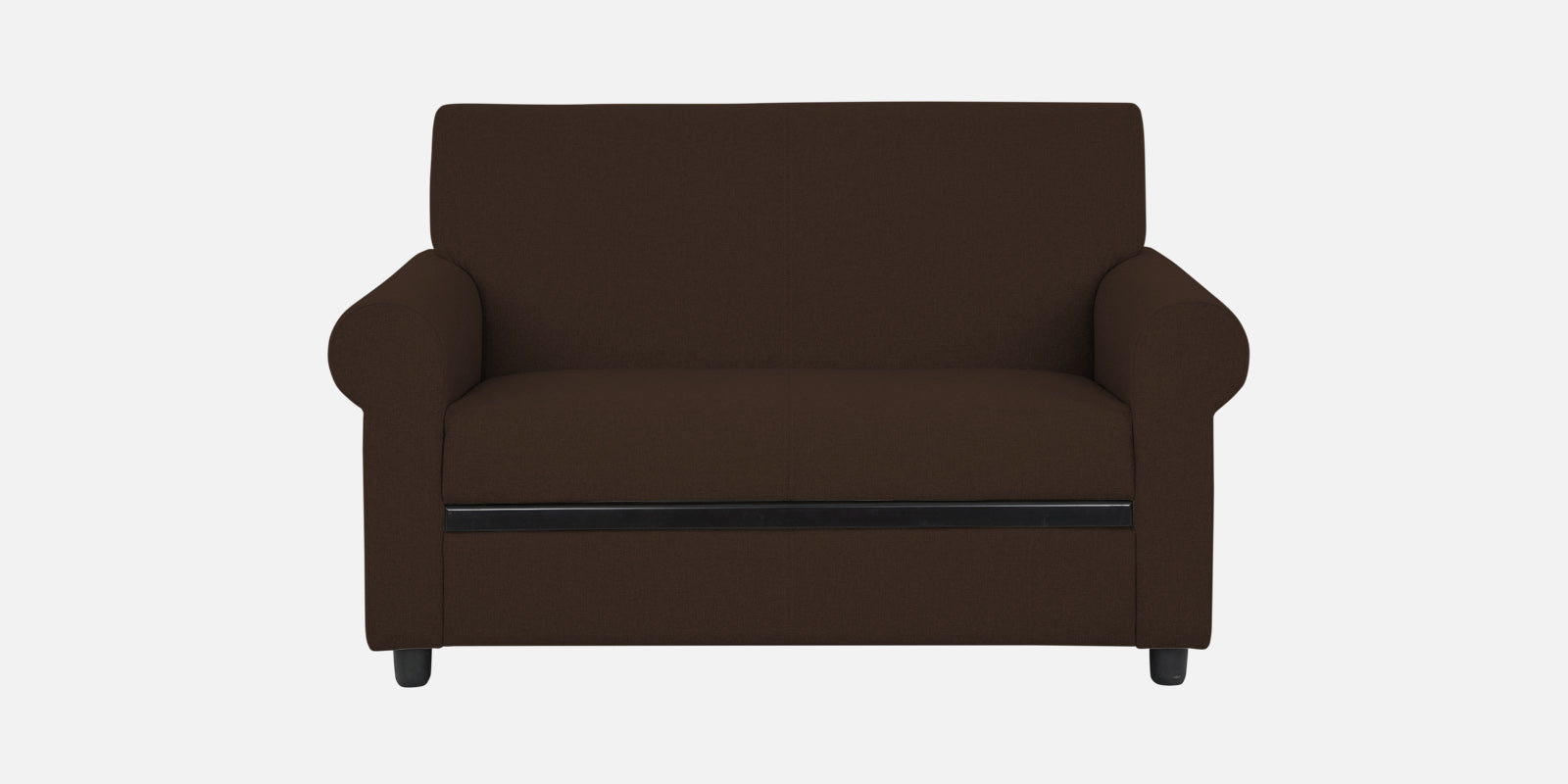 Ribby Fabric 2 Seater Sofa in Cidar Brown Colour