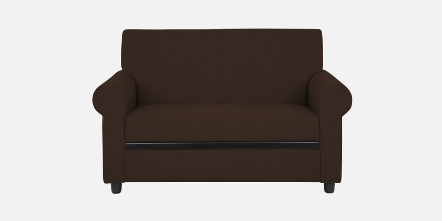 Ribby Fabric 2 Seater Sofa In Cidar Brown Colour - Febonic Living