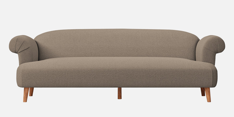 Barber Fabric 3 Seater Sofa In Hazel Beige Colour - Febonic Living