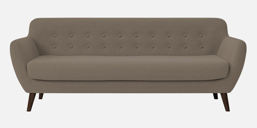 Goofy Fabric 3 Seater Sofa In Hazel Beige Colour - Febonic Living
