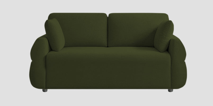 Jack Fabric 2 Seater Sofa In Olive Green Colour - Febonic Living