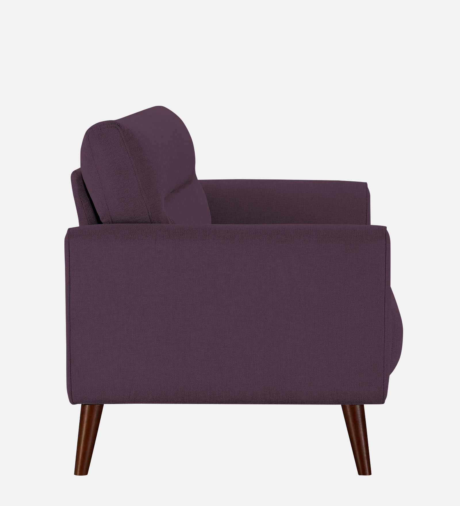 Castro Fabric 1 Seater Sofa in Greek Purple Colour