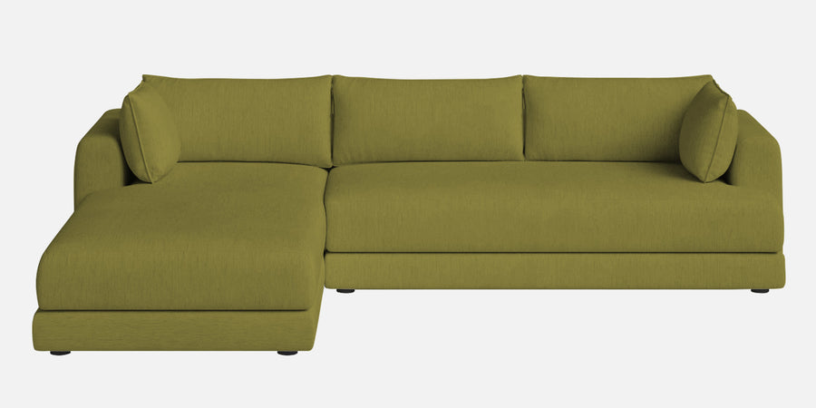 Ziggy Fabric Rhs Sectional Sofa 3 Lounger In Kelly Green Colour - Febonic Living
