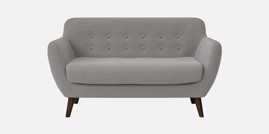 Goofy Fabric 2 Seater Sofa In Silver Grey Colour - Febonic Living