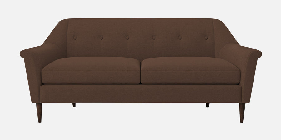 Homer Fabric 3 Seater Sofa In Ash Brown Colour - Febonic Living