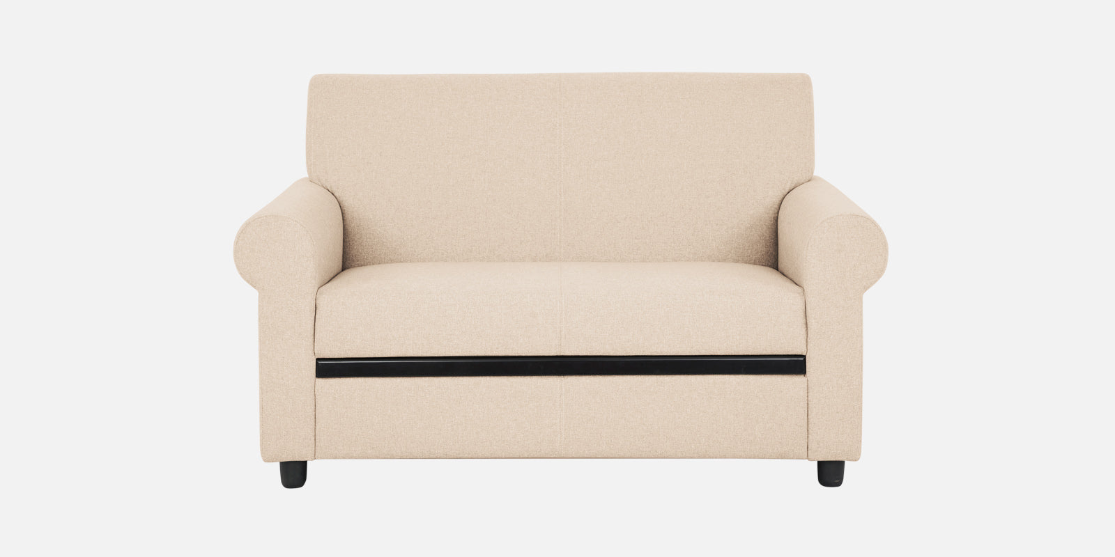 Ribby Fabric 2 Seater Sofa in Woom Beige Colour