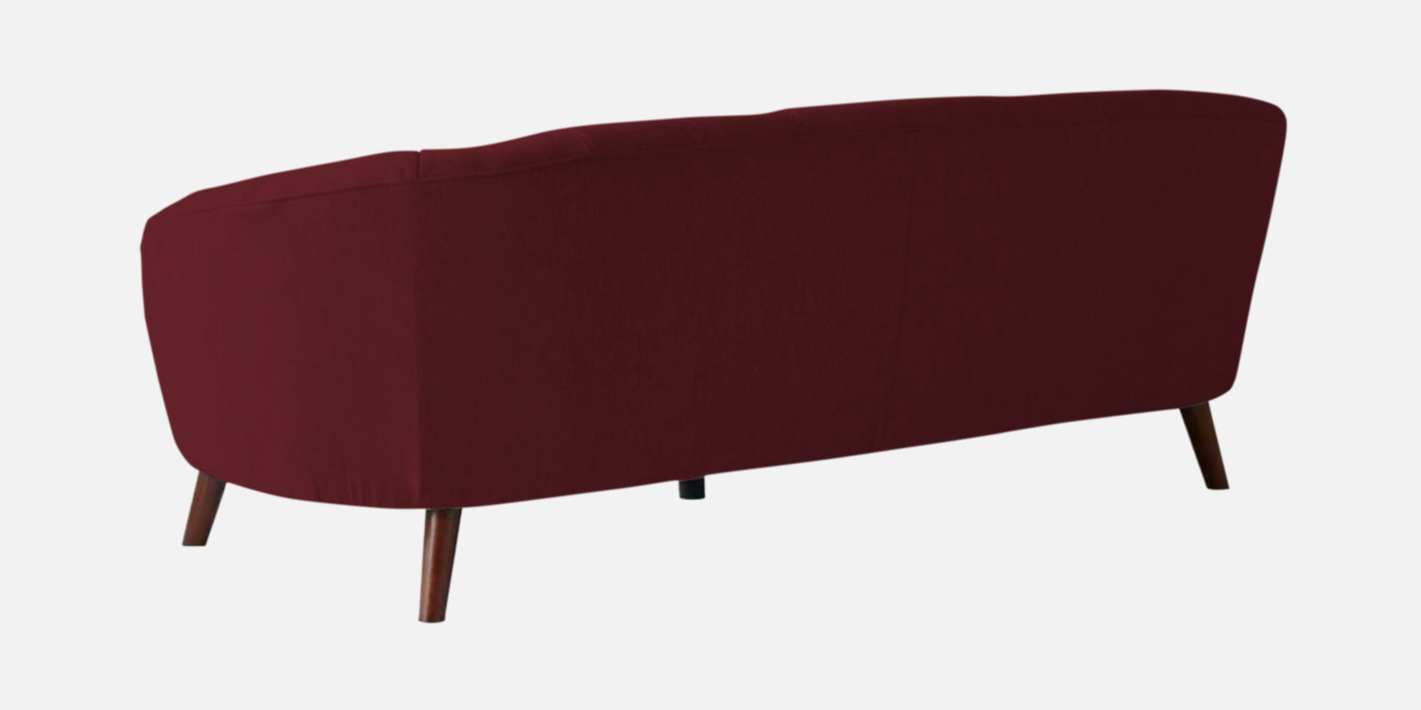 Benjamin Fabric 3 Seater Sofa in Blood Maroon Colour