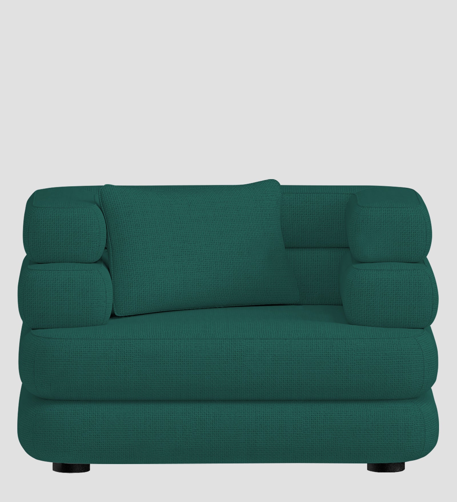 Wener Fabric 1 Seater Sofa in Sage Green Colour