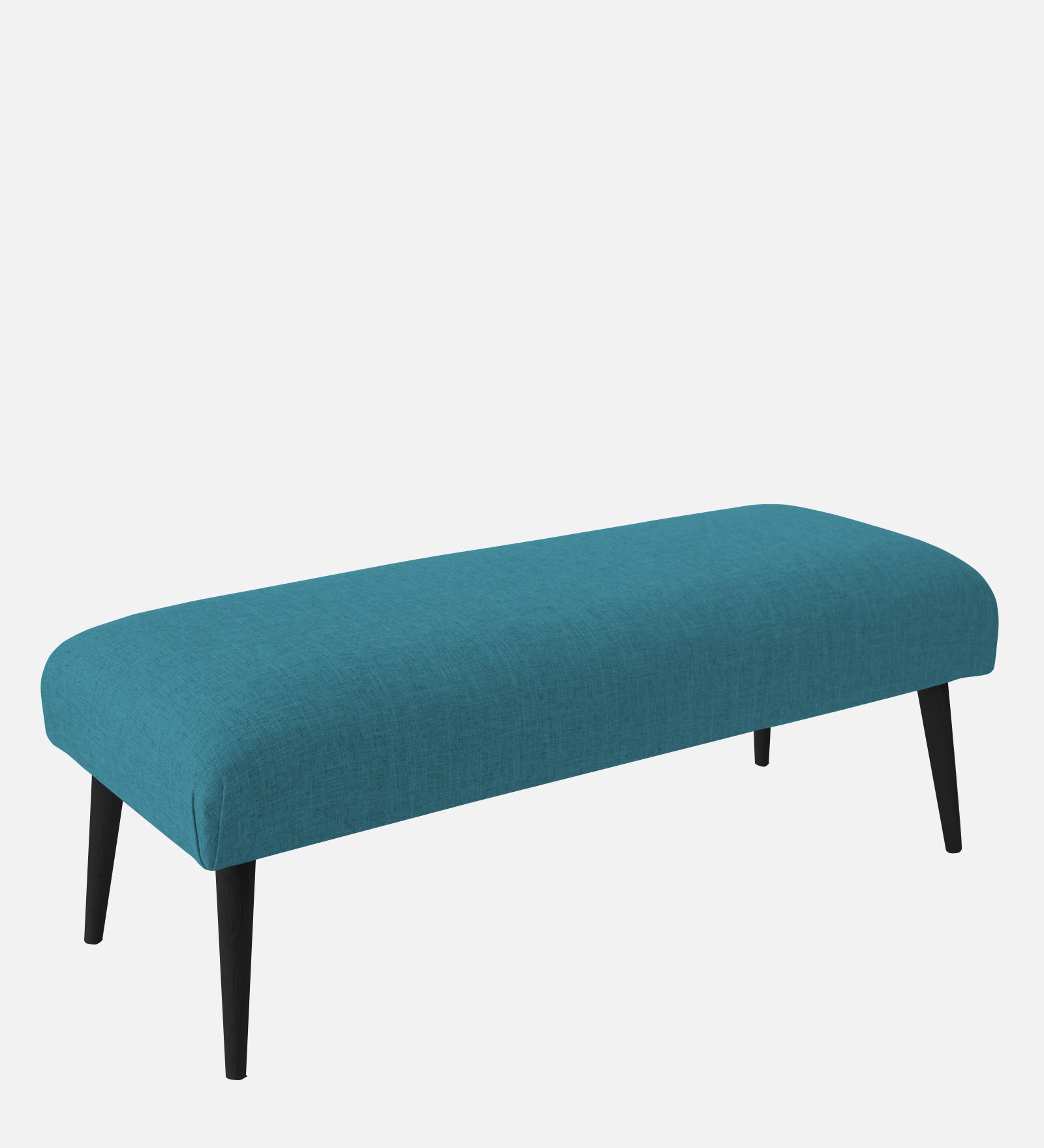 Adon Velvet Bench In Aqua Blue Colour