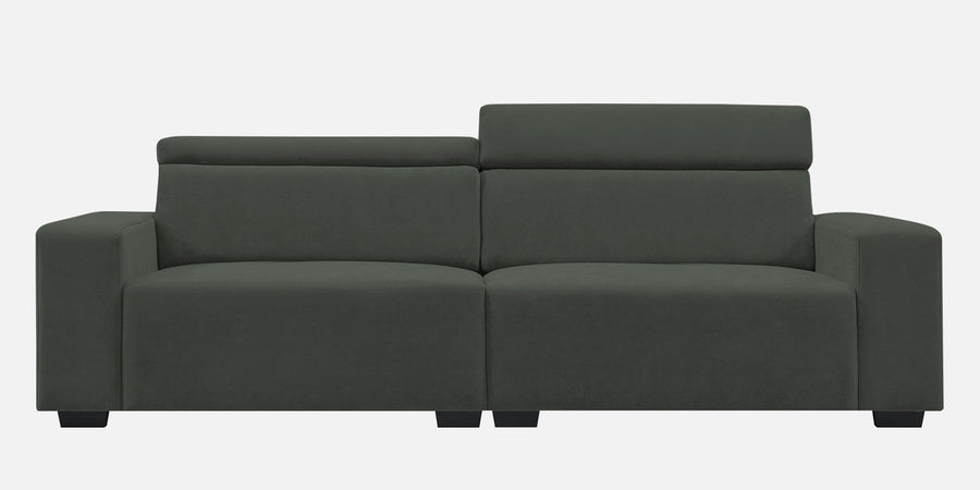 Hiro Fabric 3 Seater Sofa In I Land Green Colour - Febonic Living