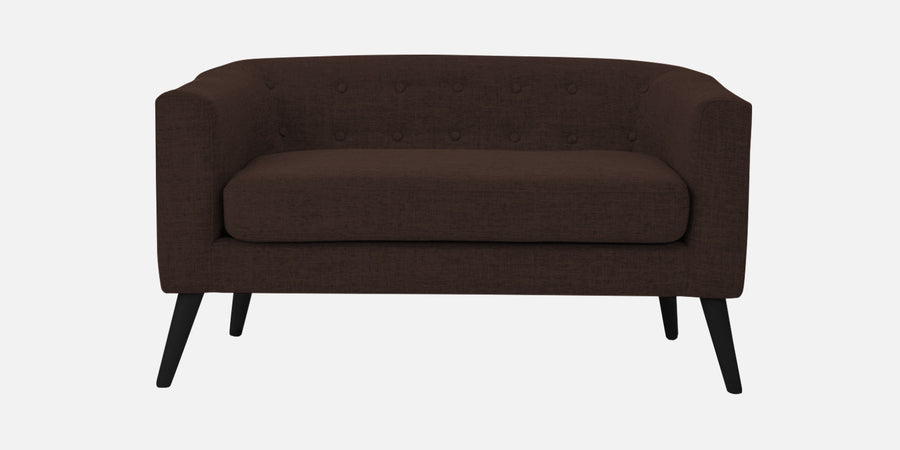 Casper Fabric 2 Seater Sofa In Coffee Brown Colour - Febonic Living