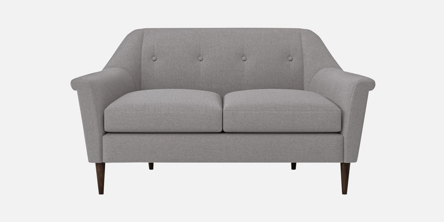 Homer Fabric 2 Seater Sofa In Silver Grey Colour - Febonic Living