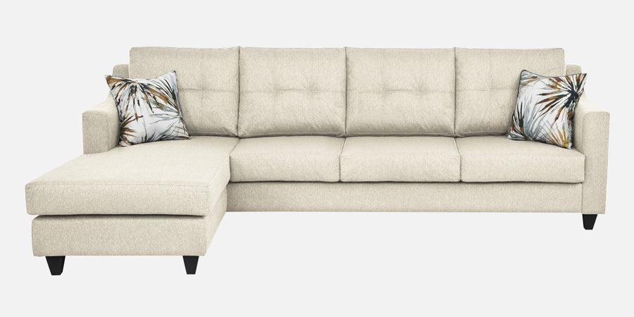 Welly Fabric Rhs Sectional Sofa 3 Lounger In Ivory Cream Colour - Febonic Living