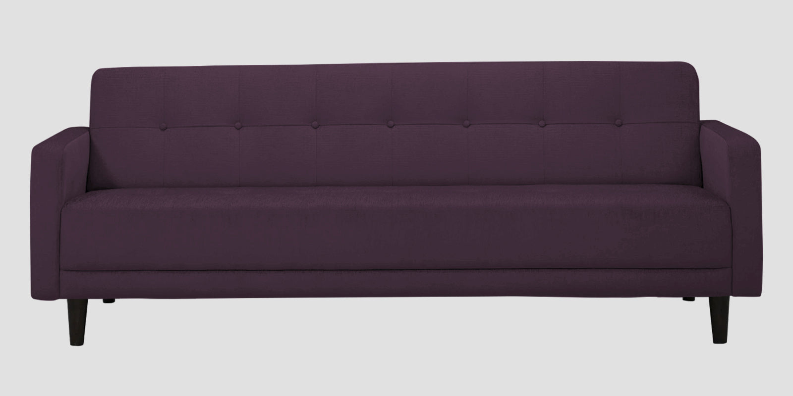 Noha Fabric 3 Seater Sofa In Greek Purple Colour - Febonic Living