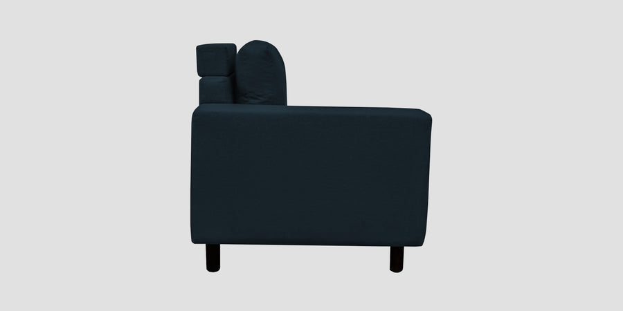 Betty Fabric 6 Seater Rhs Corner Sofa In Cool Blue Colour - Febonic Living