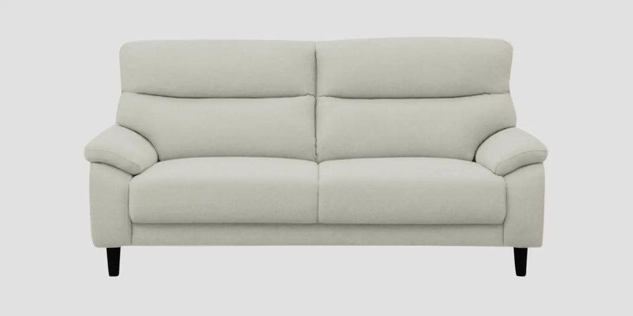 Zibby Fabric 2 Seater Sofa In Pearl White Colour - Febonic Living