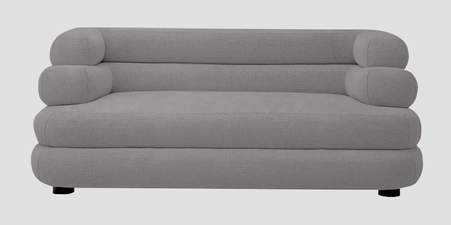 Wener Fabric 2 Seater Sofa In Silver Grey Colour - Febonic Living