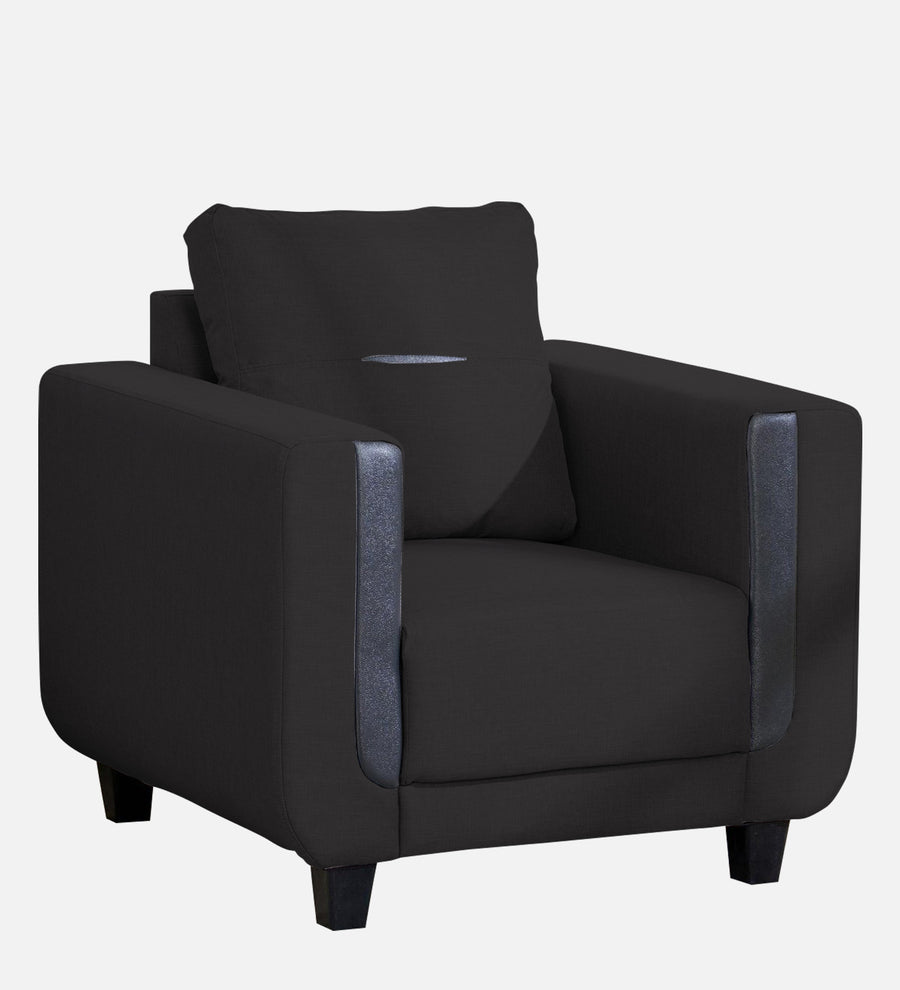 Perry Fabric 1 Seater Sofa In Maba Grey Colour - Febonic Living