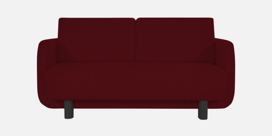 Varu Fabric 2 Seater Sofa In Ruby Red Colour - Febonic Living