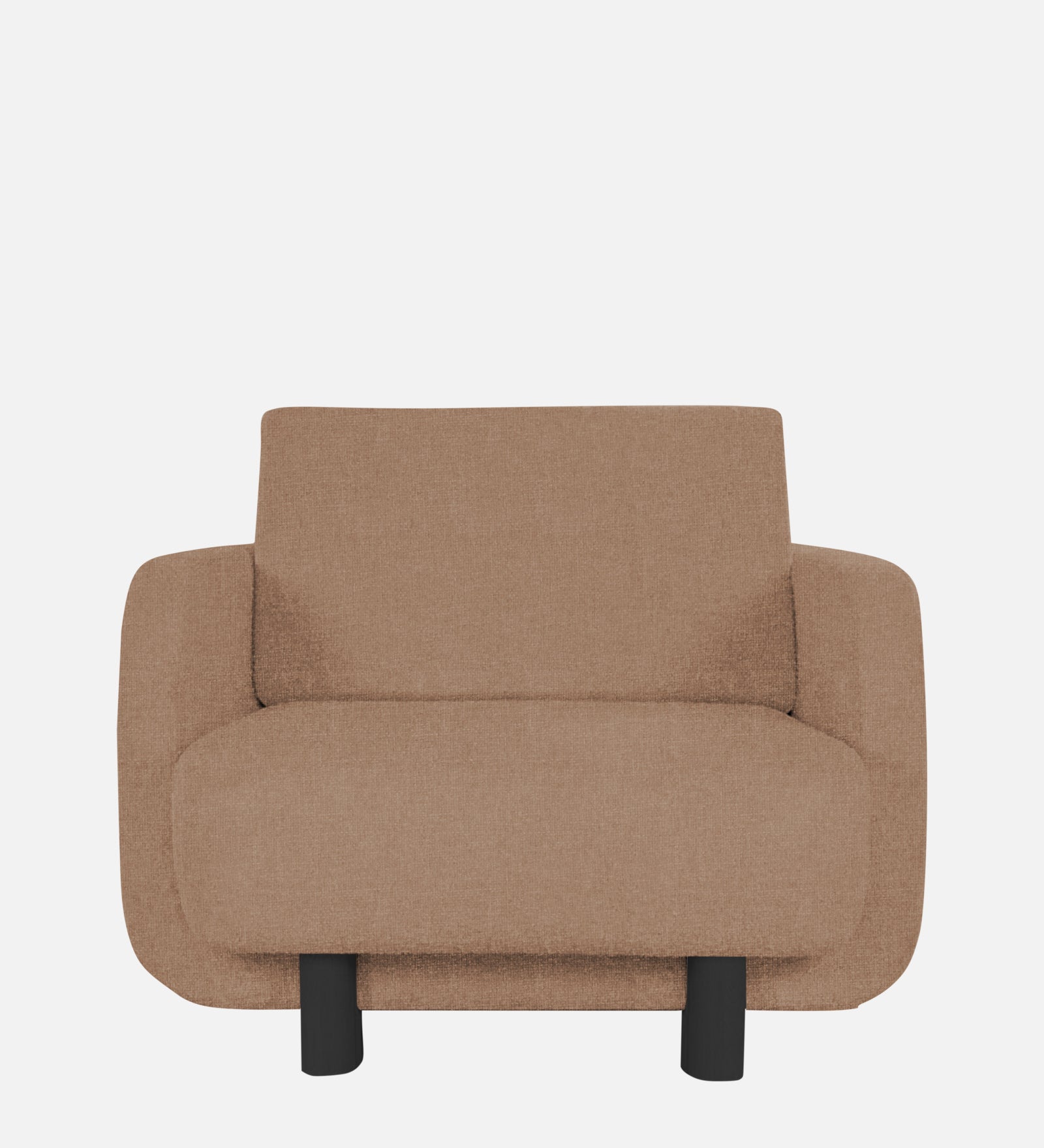 Varu Fabric 1 Seater Sofa In  Cosmic Beige Colour - Febonic Living