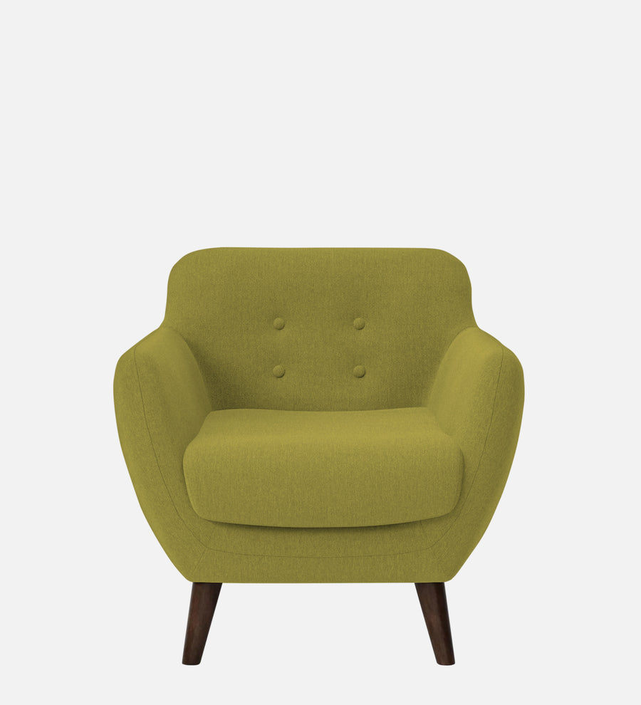 Goofy Fabric 1 Seater Sofa In Kelly Green Colour - Febonic Living