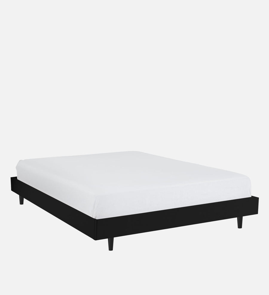 Basi Fabric Upholstered King Size Bed In Zed Black Colour - Febonic Living