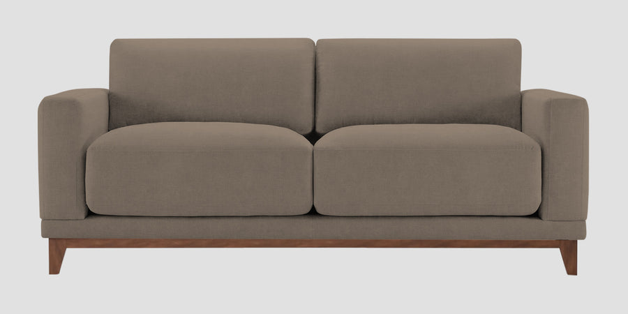 Esha Fabric 2 Seater Sofa In Hazel Beige Colour - Febonic Living
