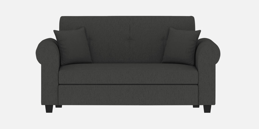 Derado Fabric 2 Seater Sofa In Charcoal Grey Colour - Febonic Living