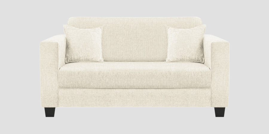 Nebula Fabric 2 Seater Sofa In Ivory Cream Colour - Febonic Living