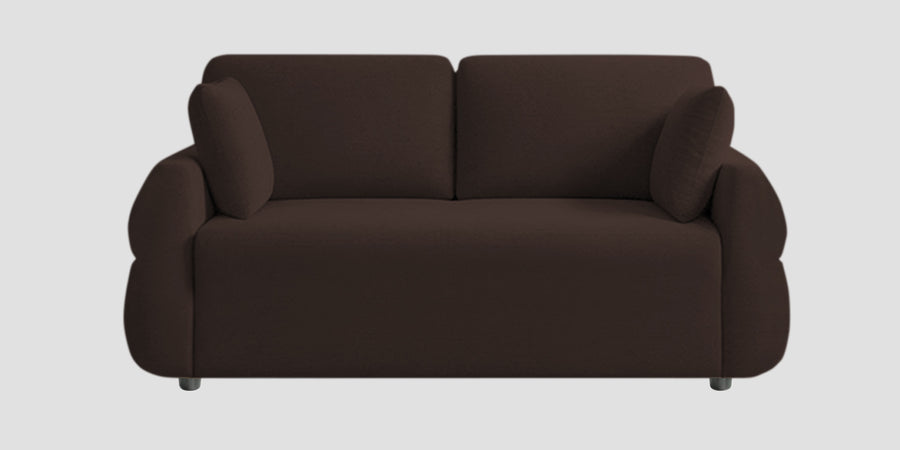 Jack Fabric 2 Seater Sofa In Coffee Brown Colour - Febonic Living