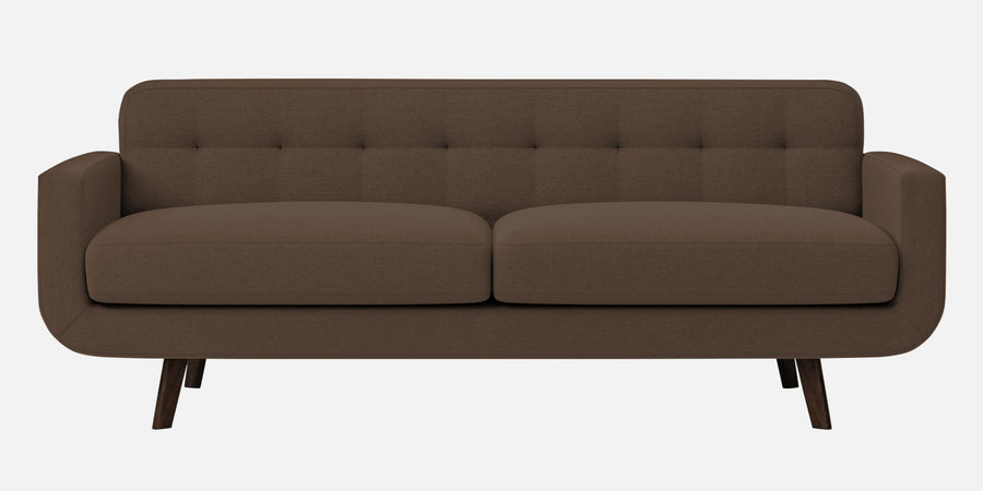 Marsela Fabric 3 Seater Sofa In Rose Brown Colour - Febonic Living