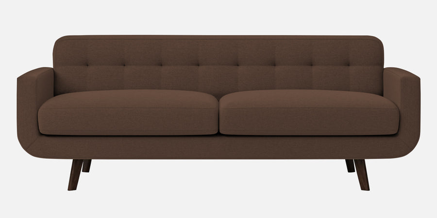 Marsela Fabric 3 Seater Sofa In Ash Brown Colour - Febonic Living