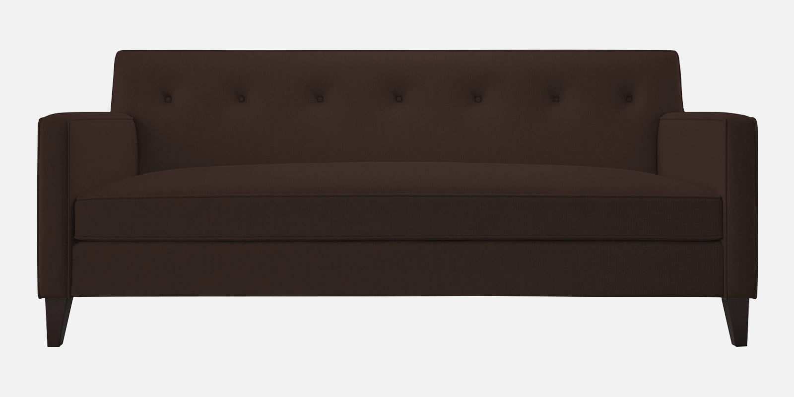 Miller Fabric 3 Seater Sofa in Coffee Brown Colour